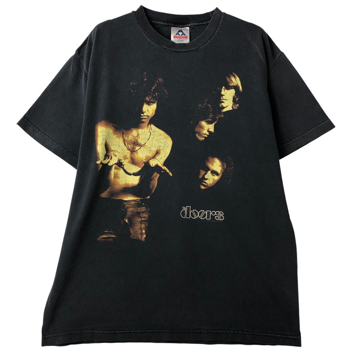 2000'S ALSTYLE THE DOORS Band T-Shirt, Made in USA, Men's Size L cotton black type Vintage Second Hand
