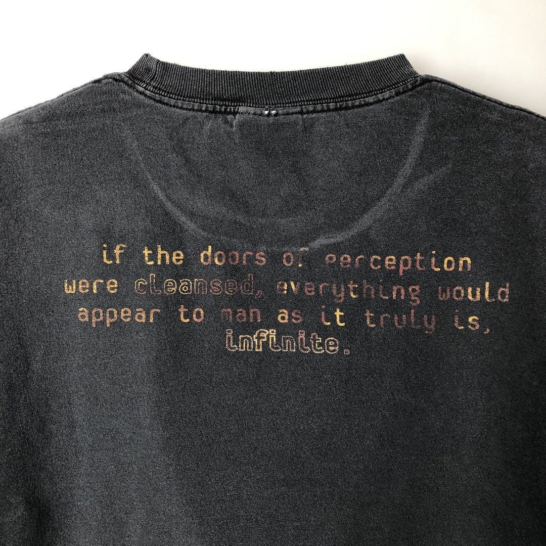 2000'S ALSTYLE THE DOORS Band T-Shirt, Made in USA, Men's Size L cotton black type Vintage Second Hand