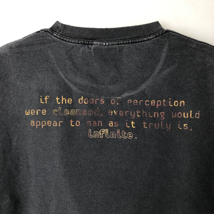 2000'S ALSTYLE THE DOORS Band T-Shirt, Made in USA, Men's Size L cotton black type Vintage Second Hand