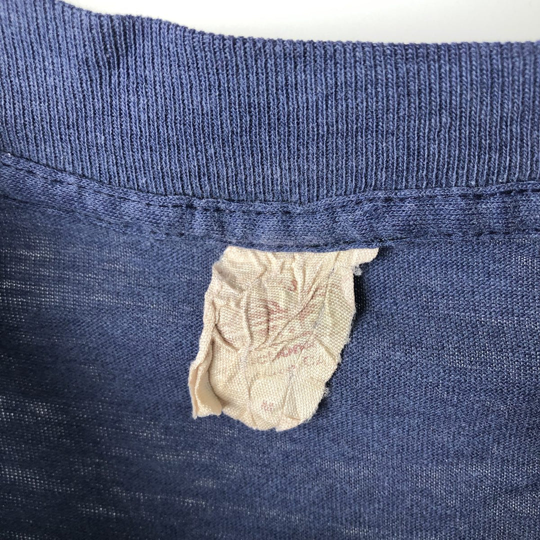 Vintage Eric Clapton band T-shirt, Made in USA, Men's Size Medium cotton navy blue type Vintage Second Hand