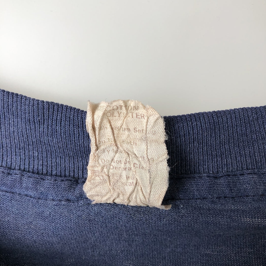 Vintage Eric Clapton band T-shirt, Made in USA, Men's Size Medium cotton navy blue type Vintage Second Hand