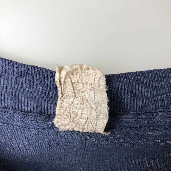 Vintage Eric Clapton band T-shirt, Made in USA, Men's Size Medium cotton navy blue type Vintage Second Hand