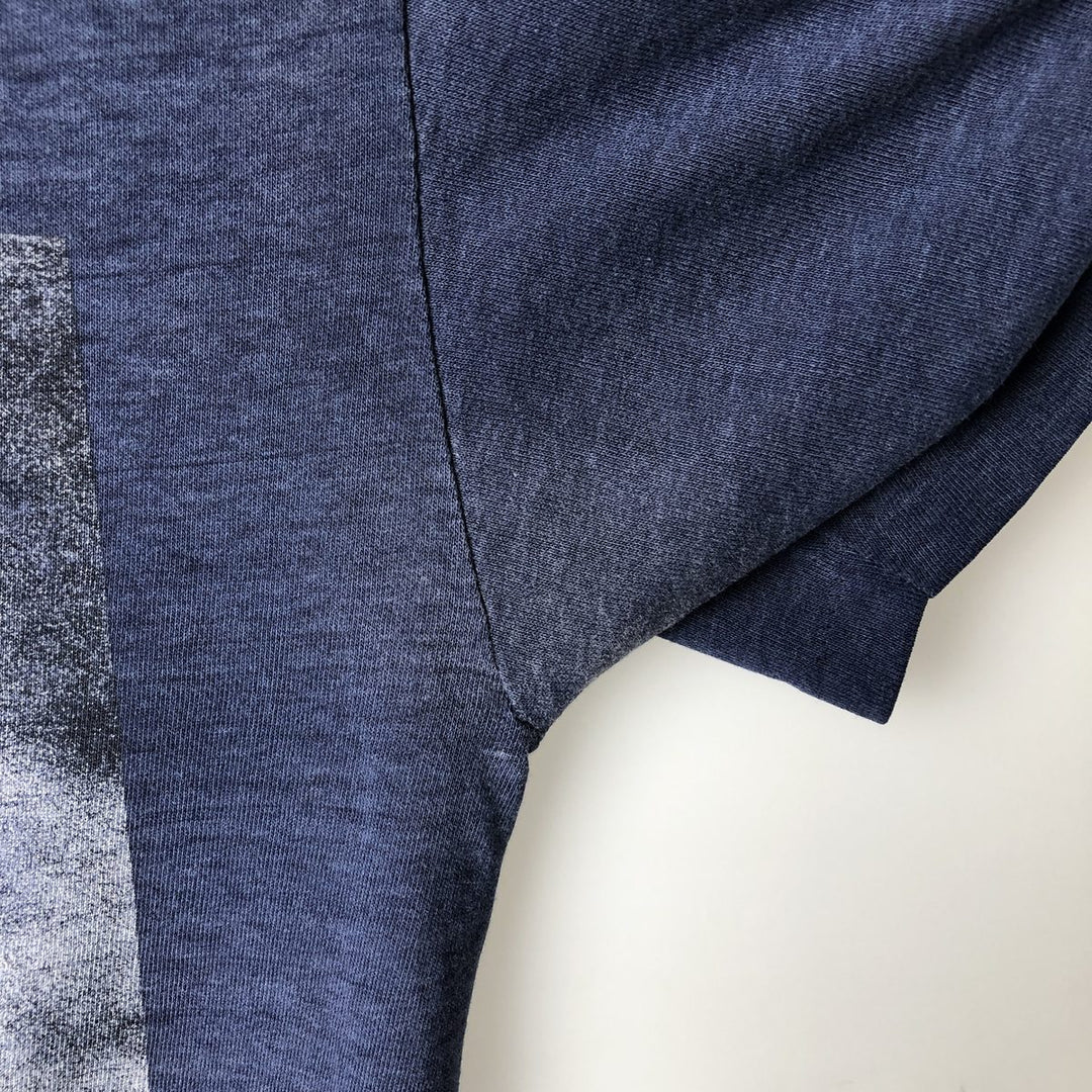 Vintage Eric Clapton band T-shirt, Made in USA, Men's Size Medium cotton navy blue type Vintage Second Hand