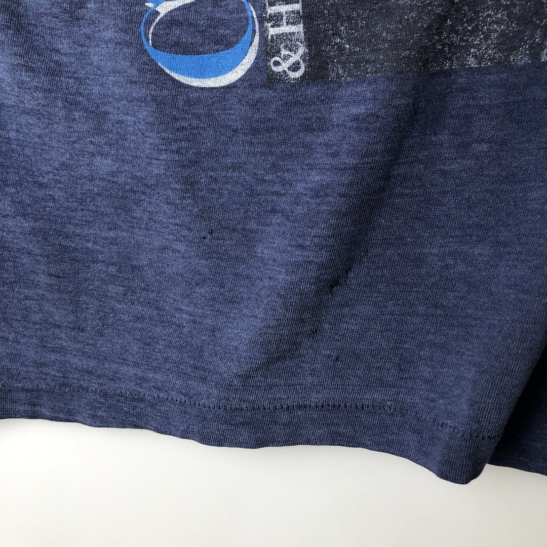 Vintage Eric Clapton band T-shirt, Made in USA, Men's Size Medium cotton navy blue type Vintage Second Hand