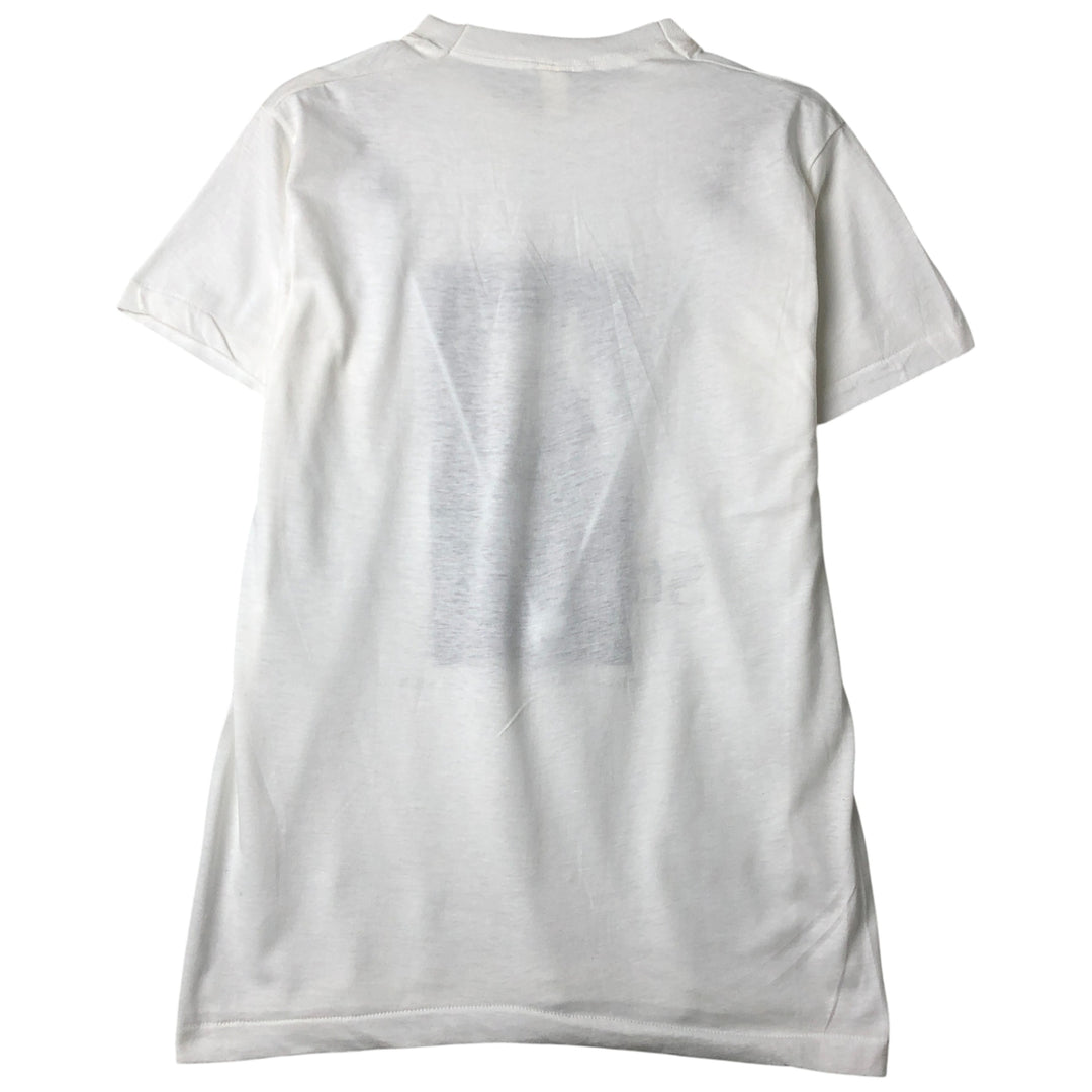 Vintage 80'S Sting Band T-Shirt, Men's Size Small unclear white type Vintage Second Hand