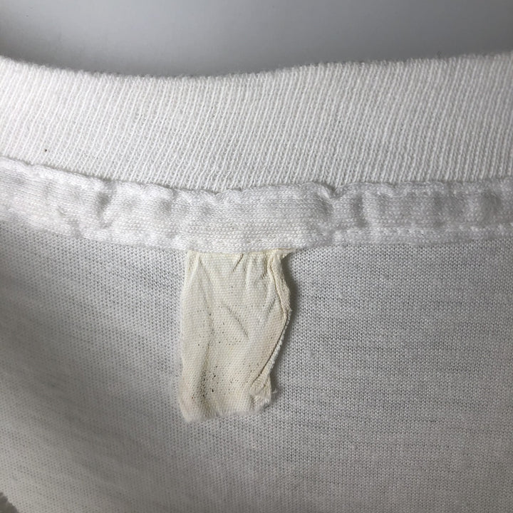 Vintage 80'S Sting Band T-Shirt, Men's Size Small unclear white type Vintage Second Hand