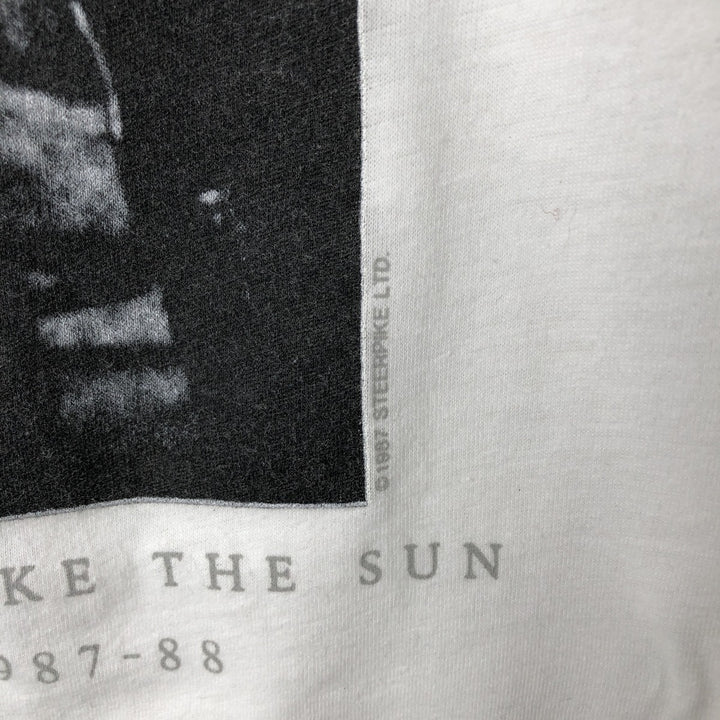 Vintage 80'S Sting Band T-Shirt, Men's Size Small unclear white type Vintage Second Hand