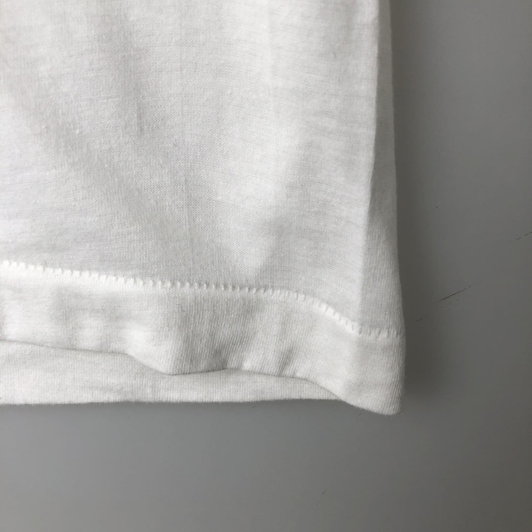 Vintage 80'S Sting Band T-Shirt, Men's Size Small unclear white type Vintage Second Hand