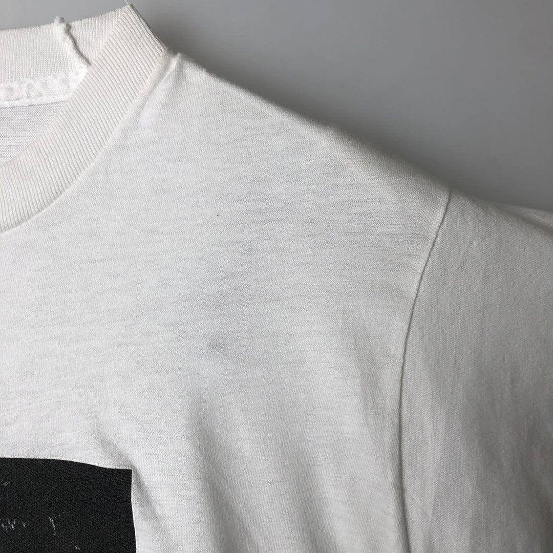 Vintage 80'S Sting Band T-Shirt, Men's Size Small unclear white type Vintage Second Hand