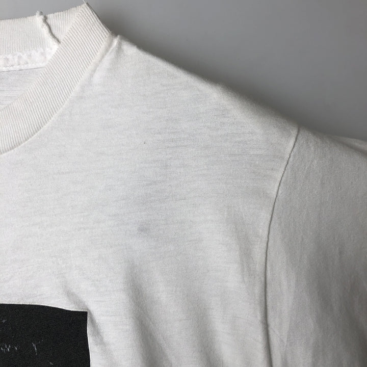 Vintage 80'S Sting Band T-Shirt, Men's Size Small unclear white type Vintage Second Hand