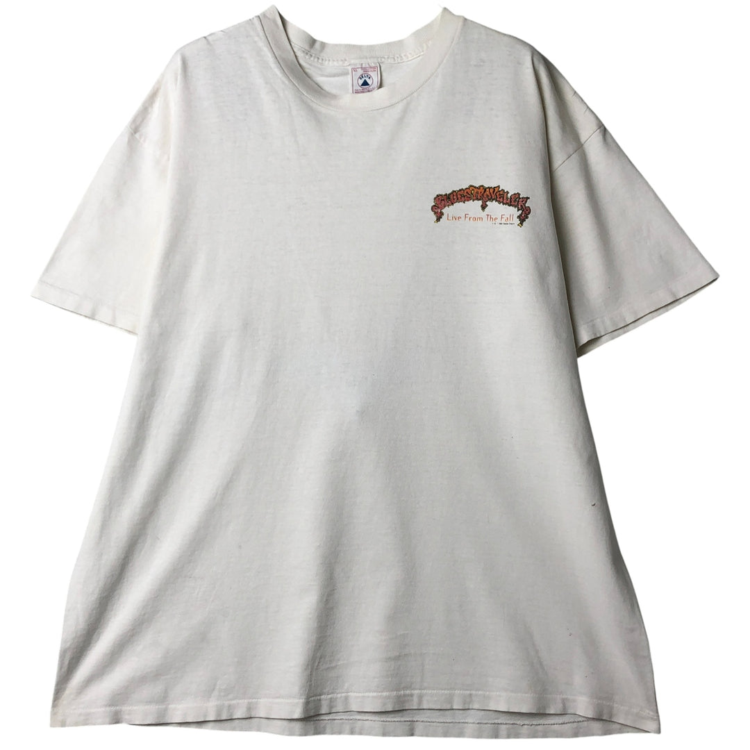 Vintage 90'S Delta Blues Traveler band T-shirt, Made in USA, Men's XL cotton white type Vintage Second Hand