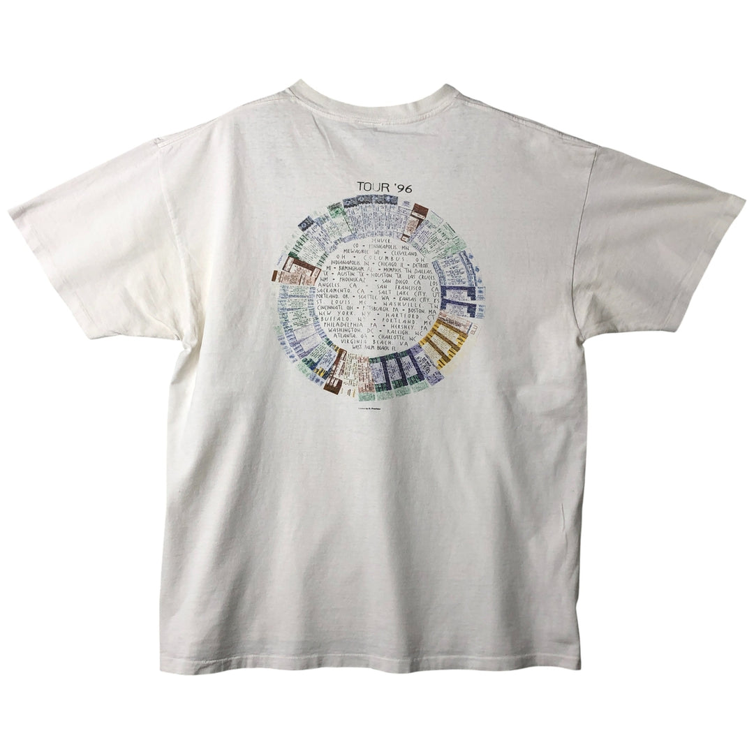 Vintage 90'S Delta Blues Traveler band T-shirt, Made in USA, Men's XL cotton white type Vintage Second Hand