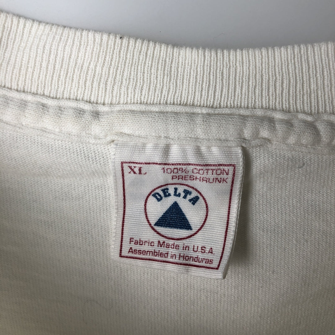 Vintage 90'S Delta Blues Traveler band T-shirt, Made in USA, Men's XL cotton white type Vintage Second Hand