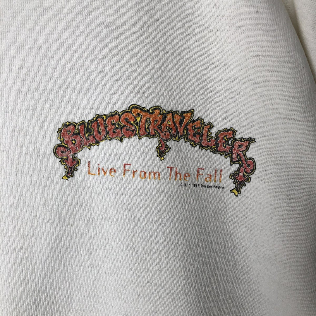 Vintage 90'S Delta Blues Traveler band T-shirt, Made in USA, Men's XL cotton white type Vintage Second Hand