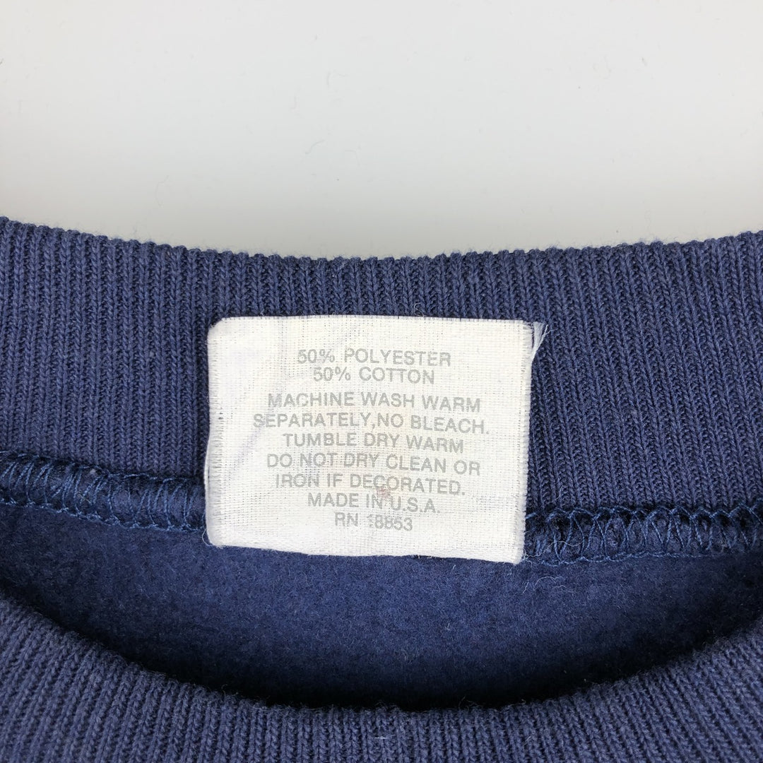 Trau and Iqevner TNT Notre Dame Fighting Irish College Character Sweatshirt polyester navy blue type Vintage Second Hand