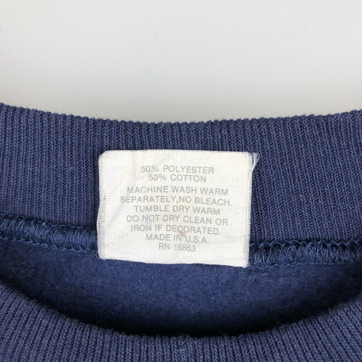 Trau and Iqevner TNT Notre Dame Fighting Irish College Character Sweatshirt polyester navy blue type Vintage Second Hand