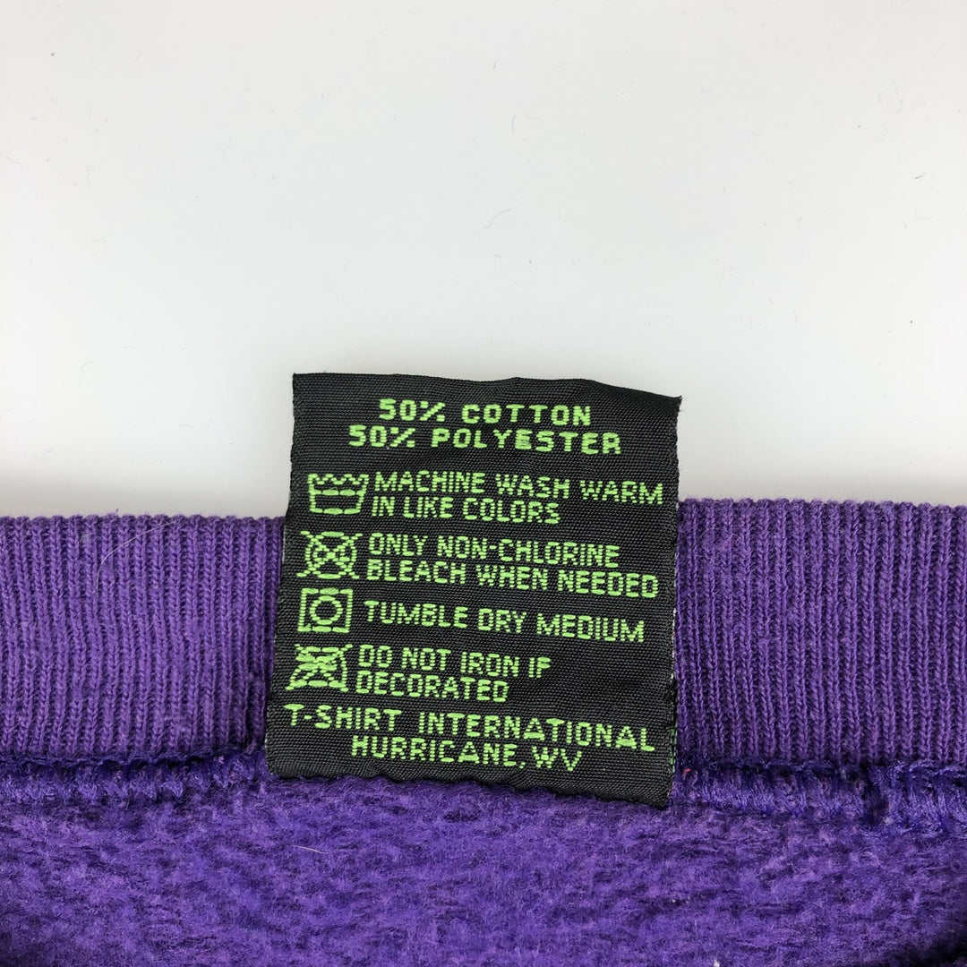 90'S TSI STURDY WEIGHT Rose Bowl 3-Print College Sweatshirt, Made in USA, Men's Size XL cotton purple type Vintage Second Hand
