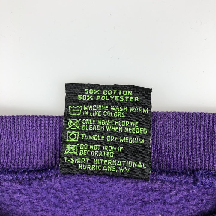 90'S TSI STURDY WEIGHT Rose Bowl 3-Print College Sweatshirt, Made in USA, Men's Size XL cotton purple type Vintage Second Hand