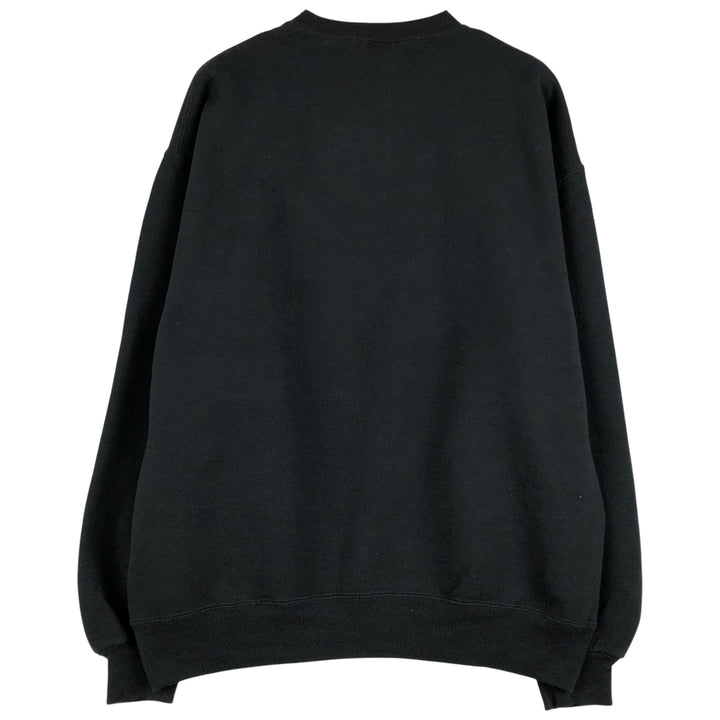 Vintage 90'S Russell ATHLETIC college sweatshirt, made in the USA, size XL, men's cotton black type Vintage Second Hand