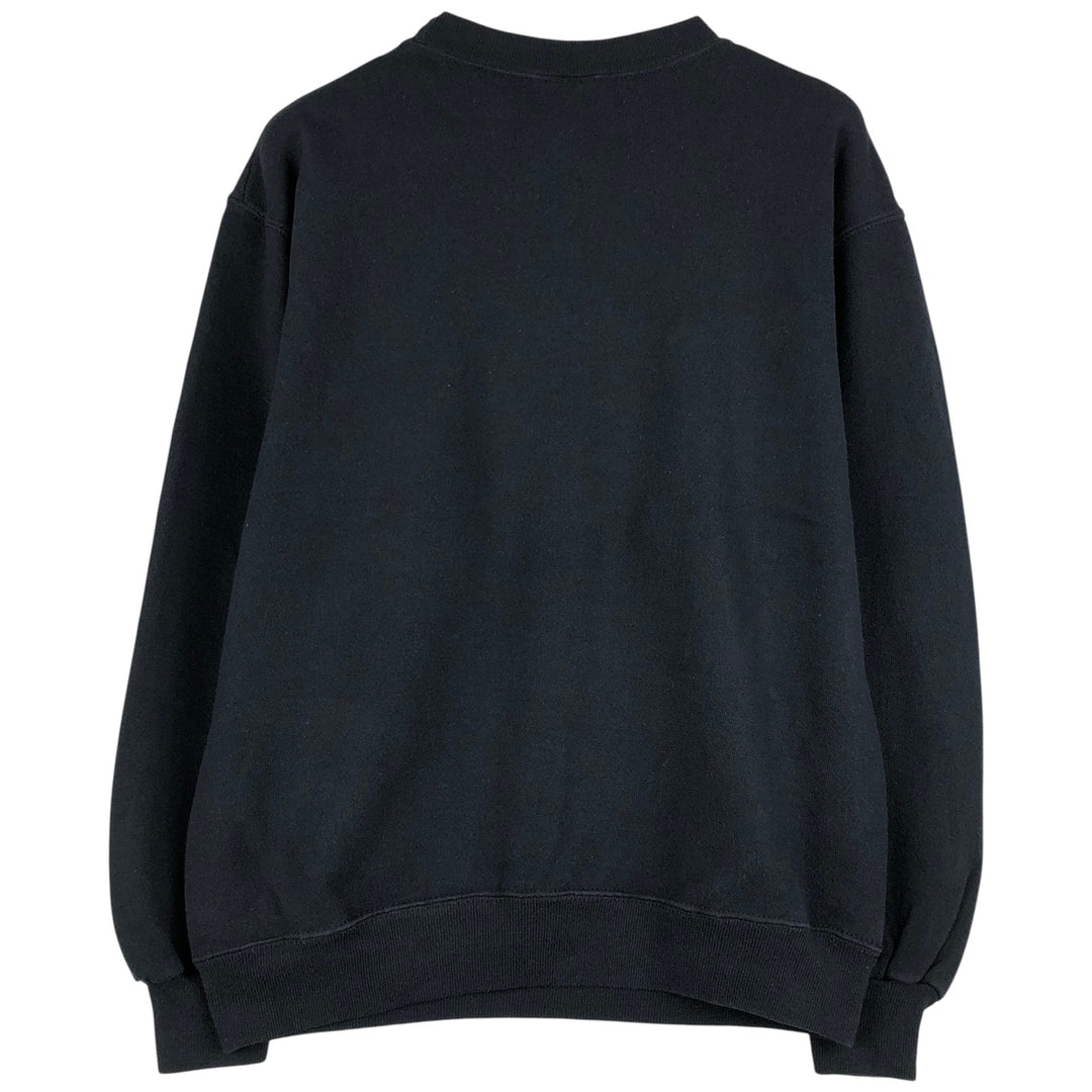 Vintage 1980'S Hanes blue tag college sweatshirt, made in the USA, size M. cotton black type Vintage Second Hand