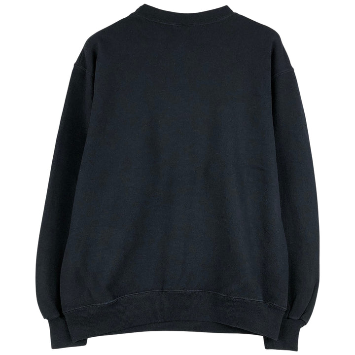 Vintage 1980'S Hanes blue tag college sweatshirt, made in the USA, size M. cotton black type Vintage Second Hand