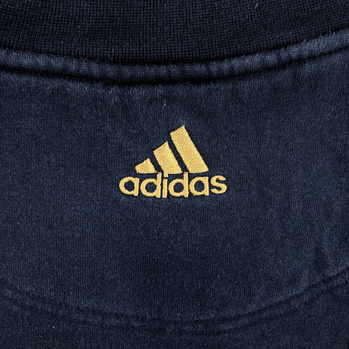 Adidas Notre Dame Fighting Irish College Sweatshirt, Men's Size L cotton navy blue type Vintage Second Hand