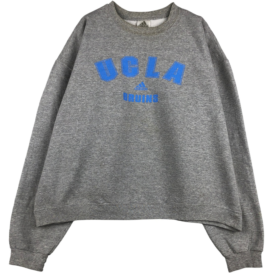 Adidas UCLA College Sweatshirt, Men's Size XL cotton gray type Vintage Second Hand