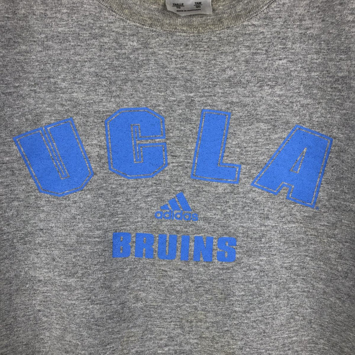 Adidas UCLA College Sweatshirt, Men's Size XL cotton gray type Vintage Second Hand