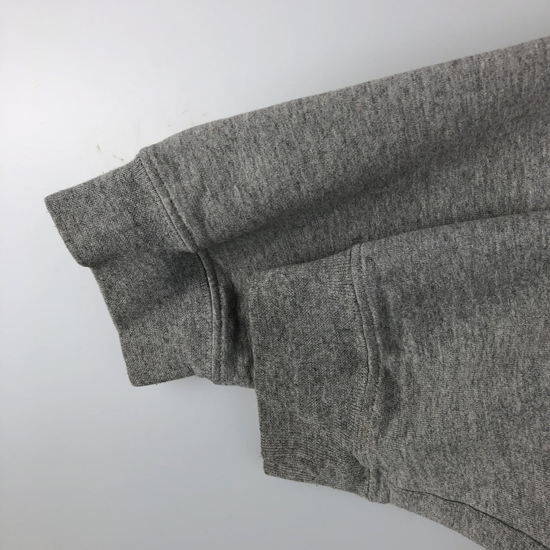 90s-00'S Nike Team College Sweatshirt, Made in USA, Men's Size XL cotton gray type Vintage Second Hand