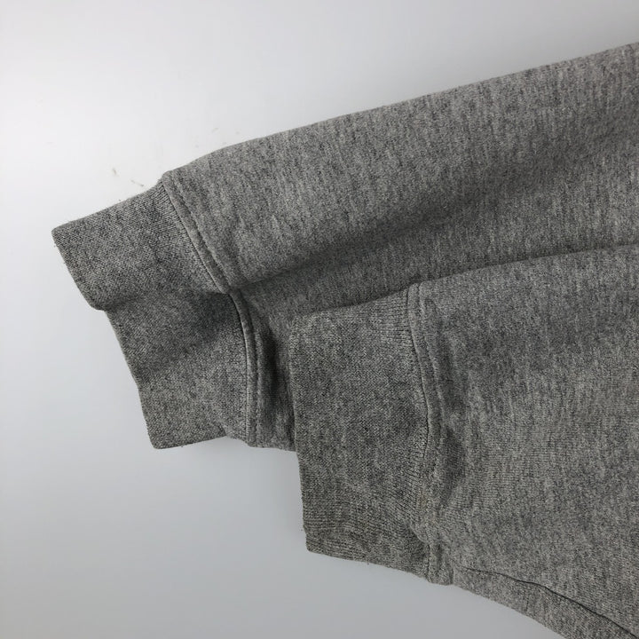 90s-00'S Nike Team College Sweatshirt, Made in USA, Men's Size XL cotton gray type Vintage Second Hand