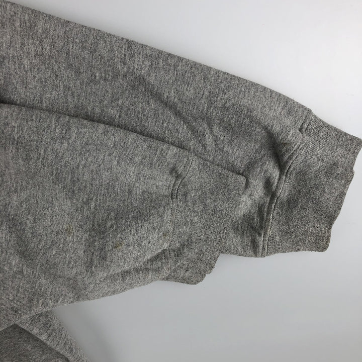 90s-00'S Nike Team College Sweatshirt, Made in USA, Men's Size XL cotton gray type Vintage Second Hand