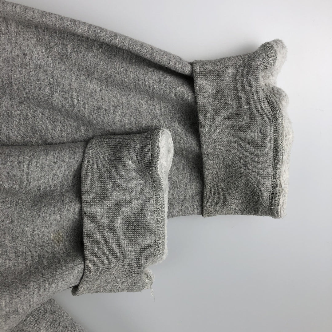 90s-00'S Nike Team College Sweatshirt, Made in USA, Men's Size XL cotton gray type Vintage Second Hand