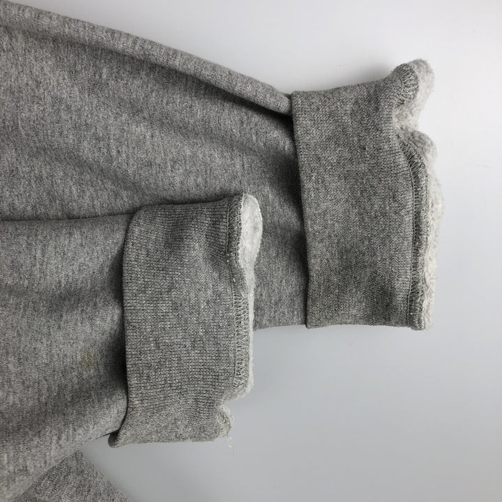 90s-00'S Nike Team College Sweatshirt, Made in USA, Men's Size XL cotton gray type Vintage Second Hand