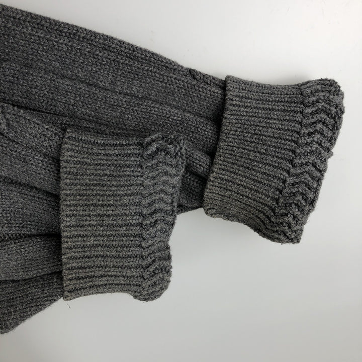 NAUTICA Cotton Knit Sweater, Men's Size XL cotton Charcoal Vintage Second Hand