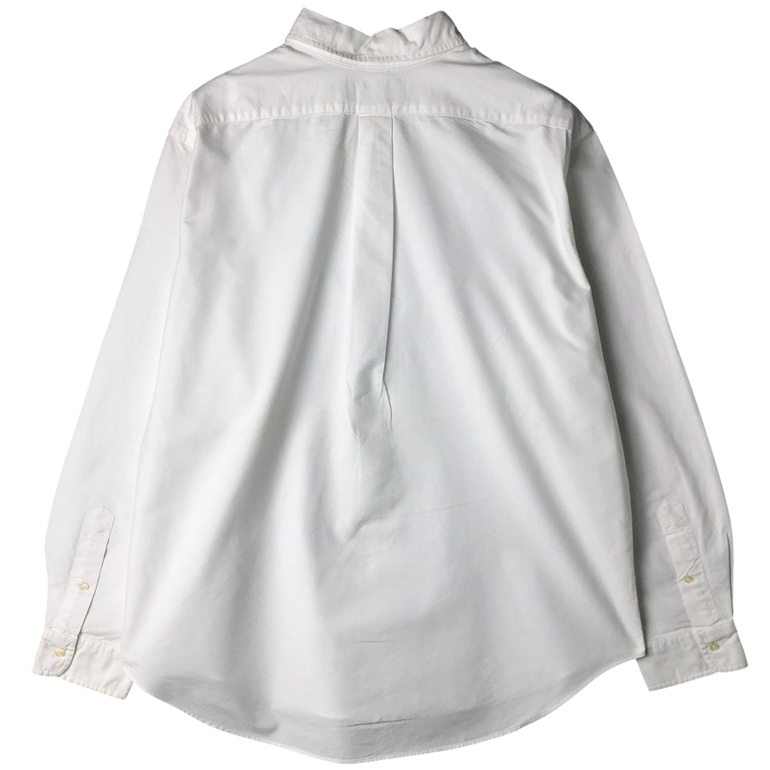 Ralph Lauren Classic Fit Long Sleeve Button Down Shirt Men's XL cotton white type Vintage Second Hand