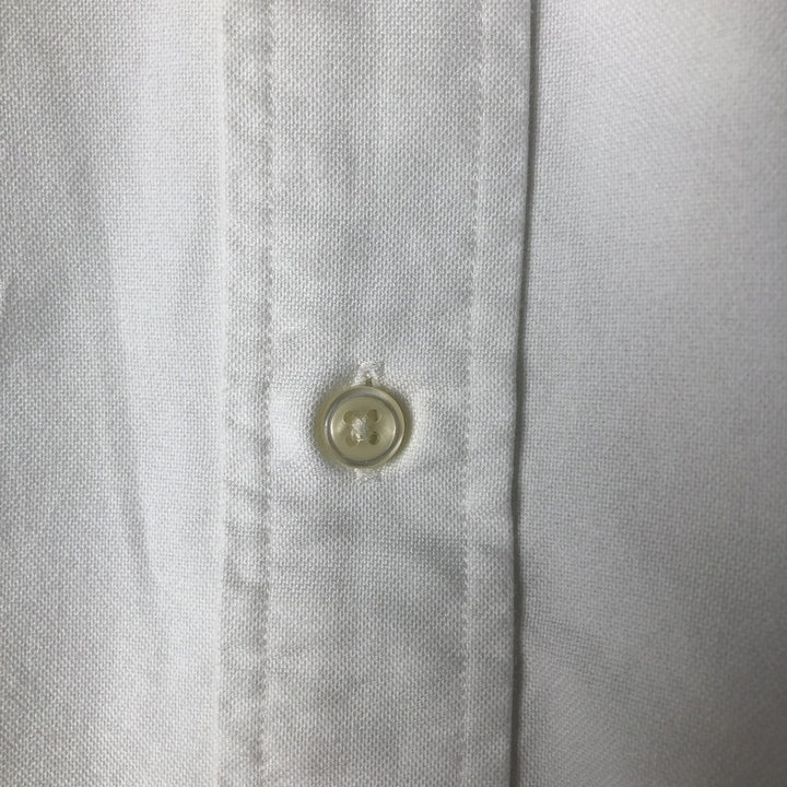 Ralph Lauren Classic Fit Long Sleeve Button Down Shirt Men's XL cotton white type Vintage Second Hand