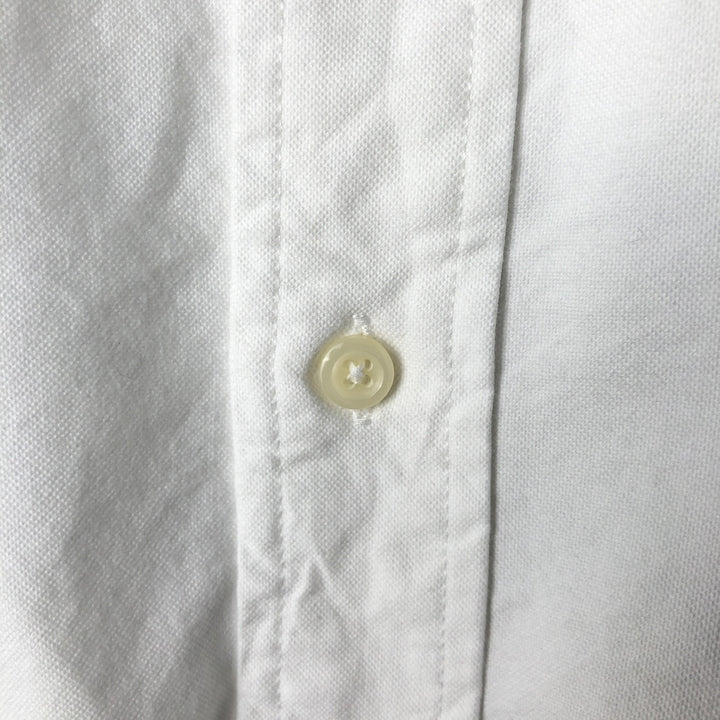 Ralph Lauren YARMOUTH long sleeve button down shirt, men's XL size cotton white type Vintage Second Hand