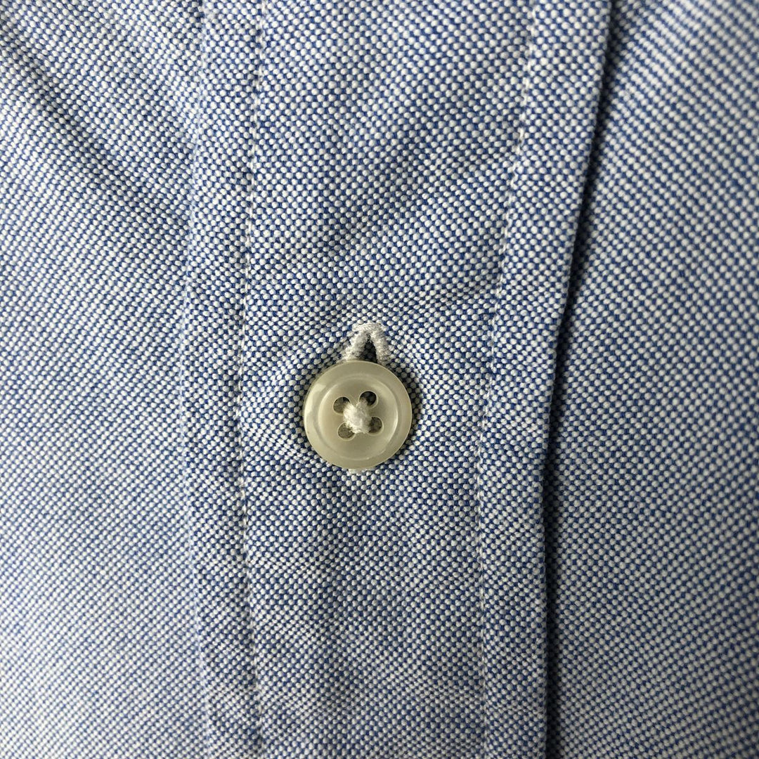 Ralph Lauren long sleeve button down shirt, men's size M cotton Navy blue Vintage Second Hand