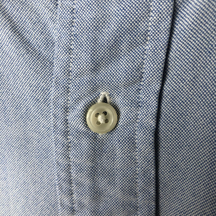 Ralph Lauren long sleeve button down shirt, men's size M cotton Navy blue Vintage Second Hand