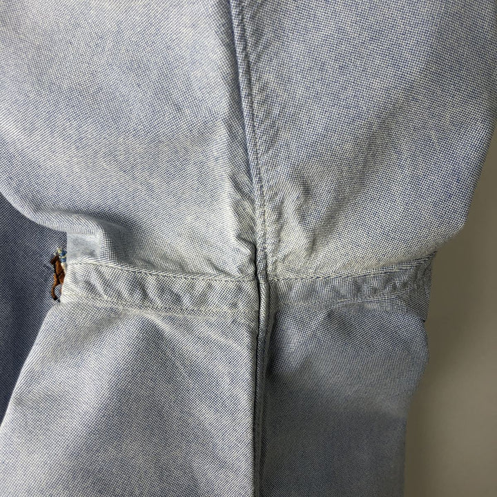 Ralph Lauren long sleeve button down shirt, men's size M cotton Navy blue Vintage Second Hand