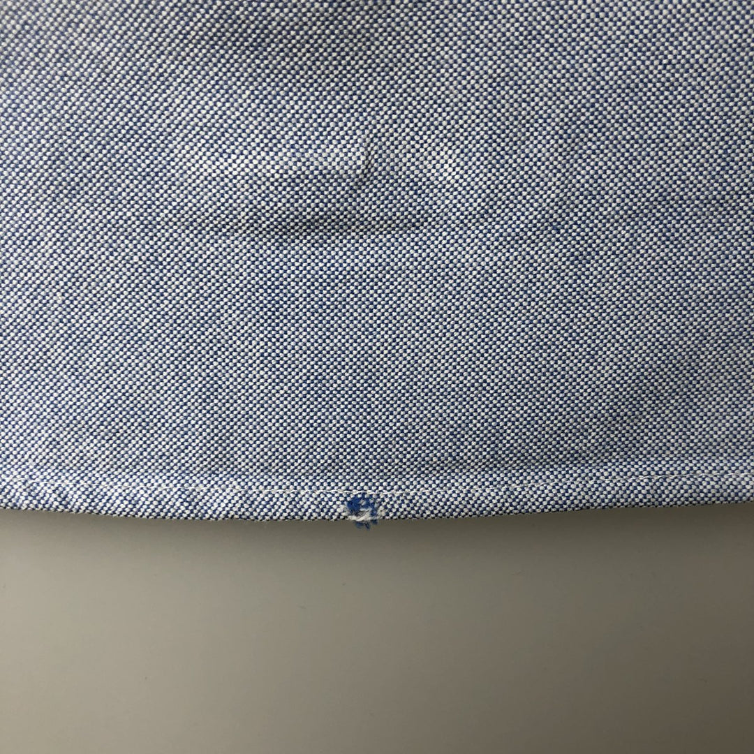 Ralph Lauren long sleeve button down shirt, men's size M cotton Navy blue Vintage Second Hand