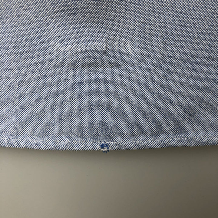 Ralph Lauren long sleeve button down shirt, men's size M cotton Navy blue Vintage Second Hand