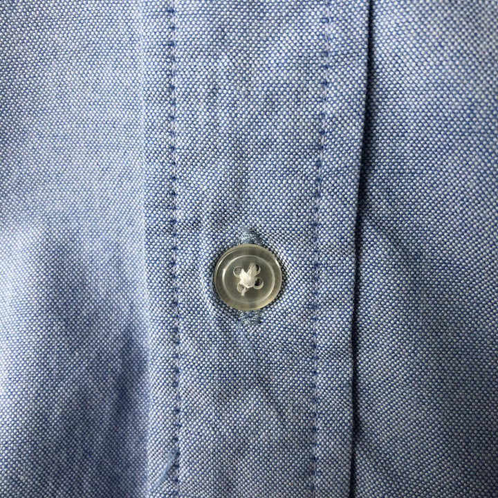 Ralph Lauren long sleeve button down shirt, men's size L cotton Navy blue Vintage Second Hand