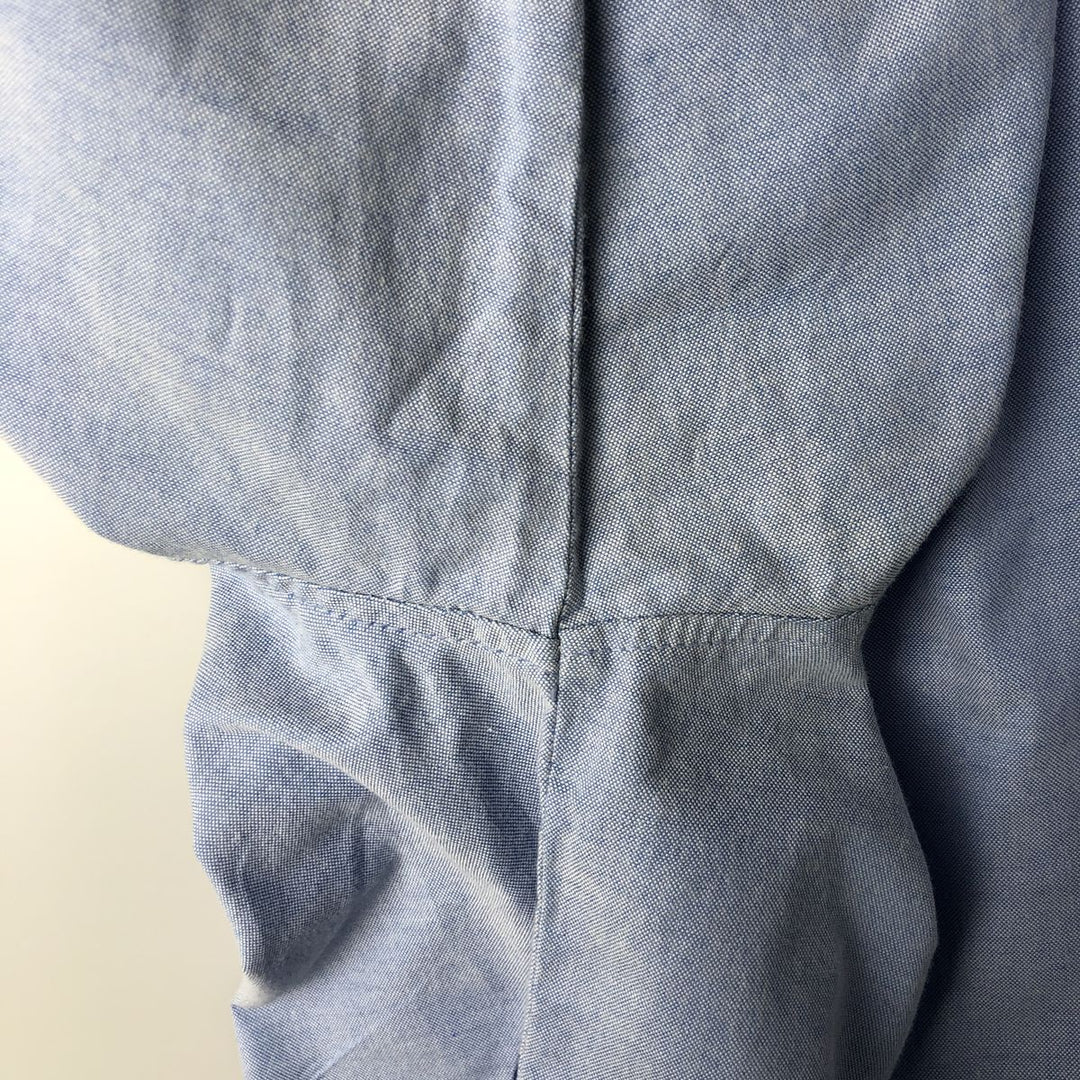 Ralph Lauren long sleeve button down shirt, men's size L cotton Navy blue Vintage Second Hand