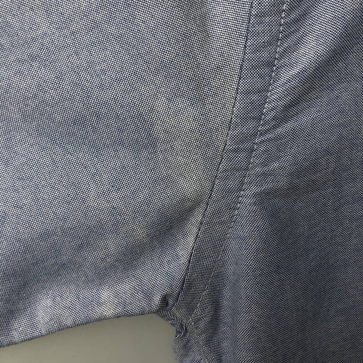 Ralph Lauren YARMOUTH long sleeve button down shirt, men's size L cotton Navy blue Vintage Second Hand