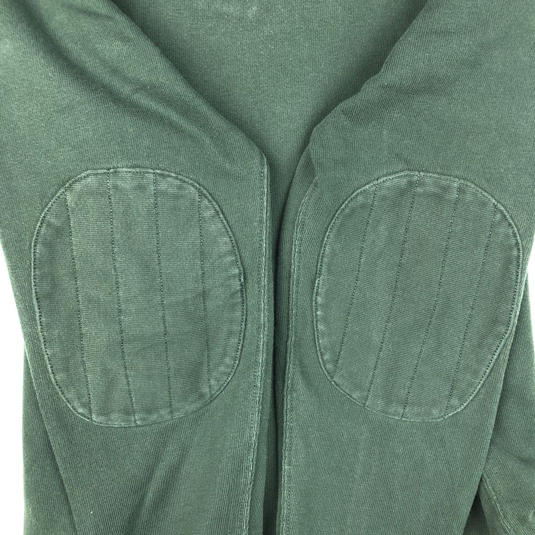 Ralph Lauren POLO by Ralph Lauren CUSTOM FIT long sleeve rugby shirt, men's XL size cotton Green type dark green Vintage Second Hand
