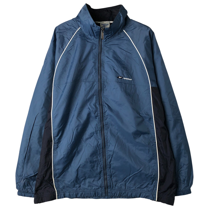 90s-00'S Reebok Nylon Jacket, Men's Size L Nylon navy blue type Vintage Second Hand