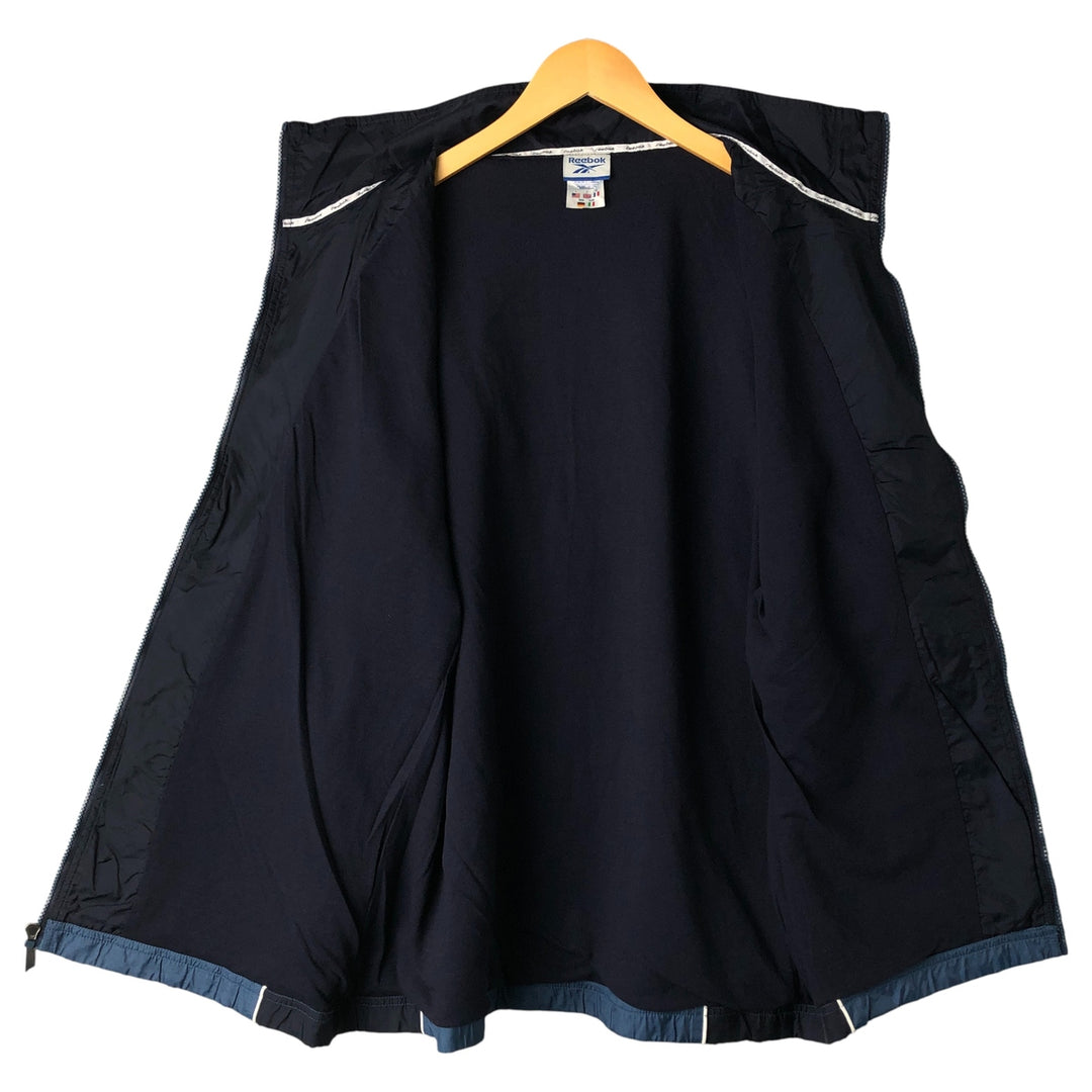 90s-00'S Reebok Nylon Jacket, Men's Size L Nylon navy blue type Vintage Second Hand