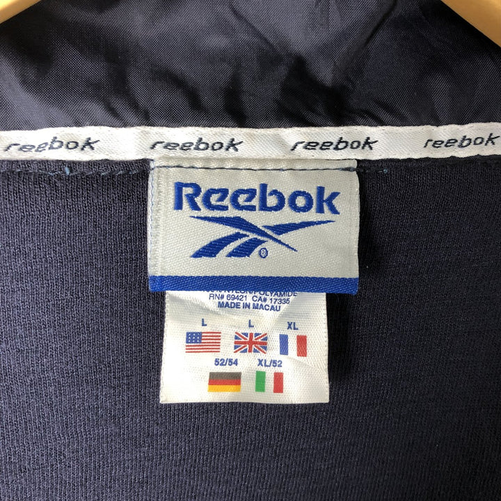 90s-00'S Reebok Nylon Jacket, Men's Size L Nylon navy blue type Vintage Second Hand