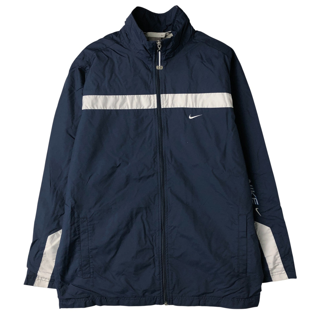 00'S Nike Nylon Jacket Men's M size Nylon navy blue type Vintage Second Hand